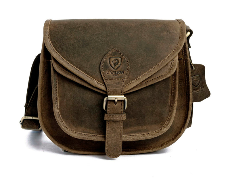 Leather Crossover Satchel MB527