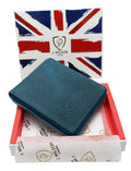 Mens Leather Wallet RFID SAFE Zip Around 5341 - J Wilson London