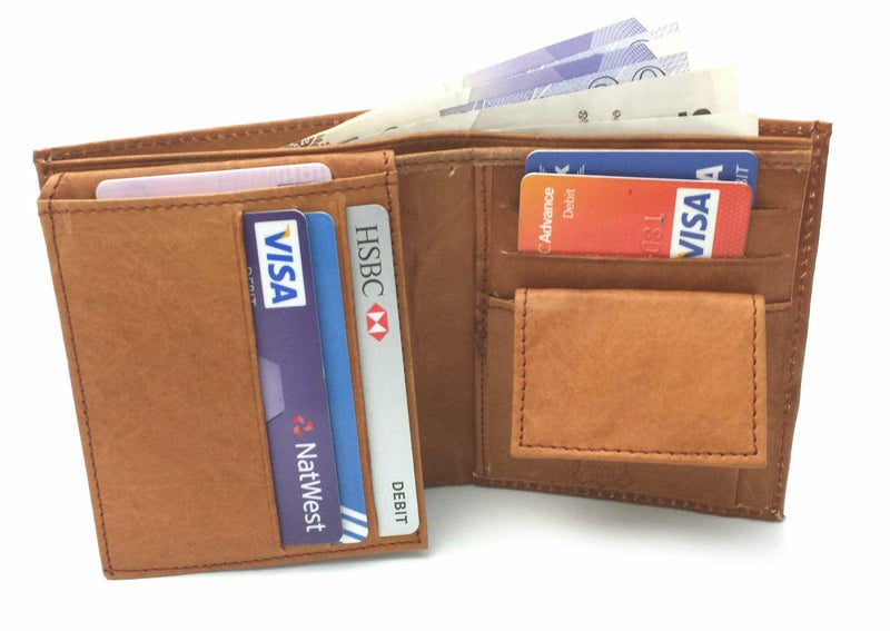 Mens Leather Wallet RFID SAFE 5244-Wallet-J Wilson London-J Wilson London