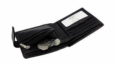 Designer Mens Wallet Leather RFID SAFE Contactless Card Blocking ID Protection-J Wilson London-J Wilson London