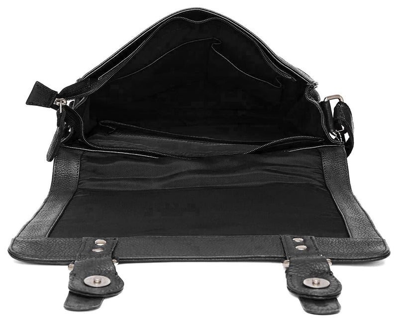 Mens Leather Shoulder Bag MB105 - J Wilson London