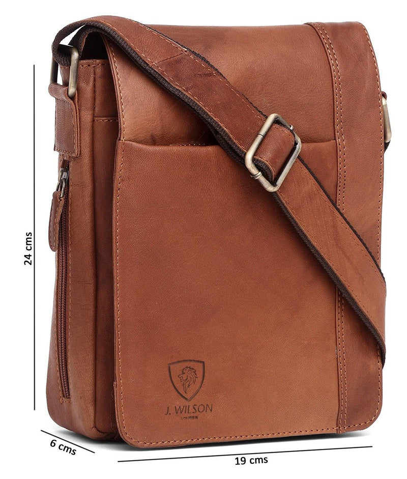 Leather Shoulder Bag MB228 - J Wilson London