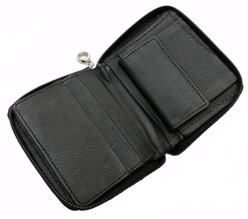 Men's Leather wallet Zip Around 5260