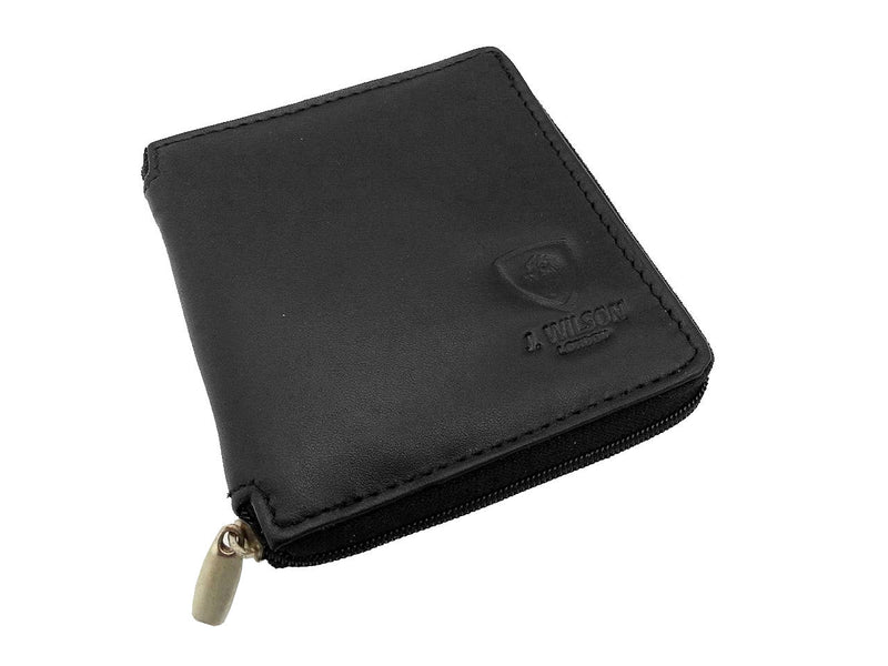 Mens Leather wallet Zip Around 5293