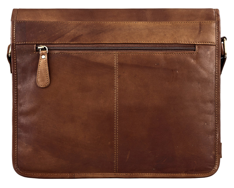 Leather Messenger Bag Satchel MB528