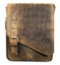 Mens Leather Shoulder Sling Bag HB34 - J Wilson London