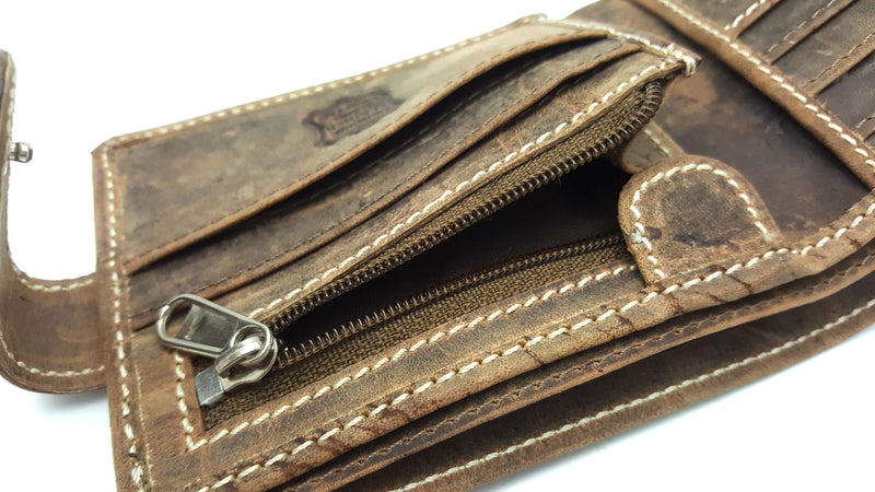 Mens Leather Wallet RFID Safe 5322 - J Wilson London