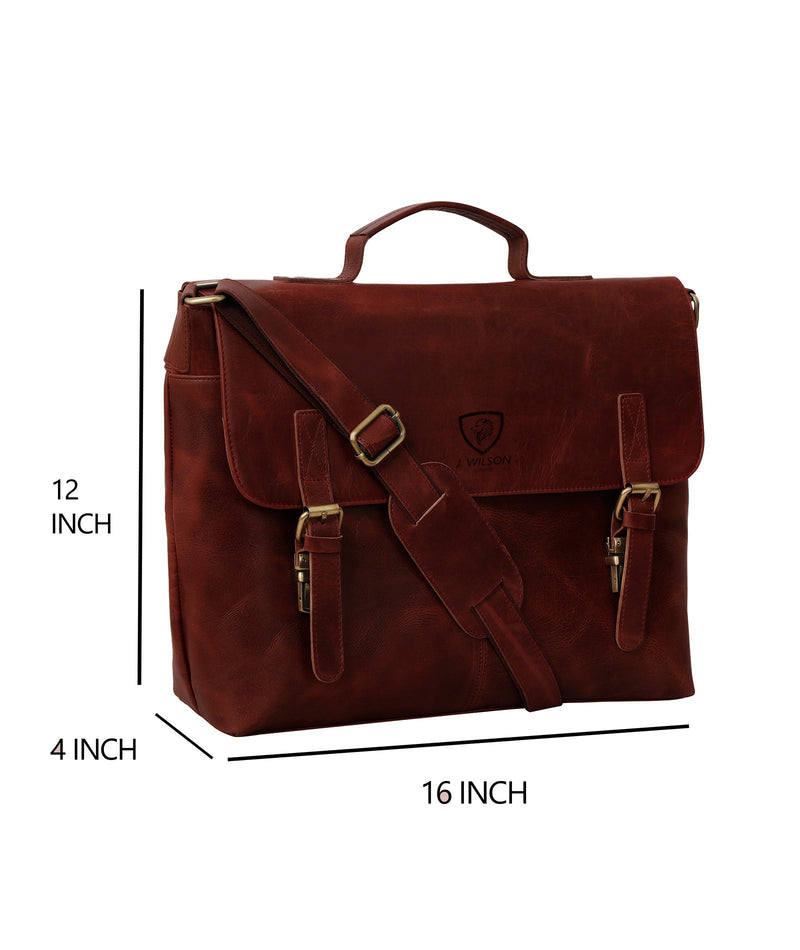 Leather Laptop Briefcase Bag  MB295