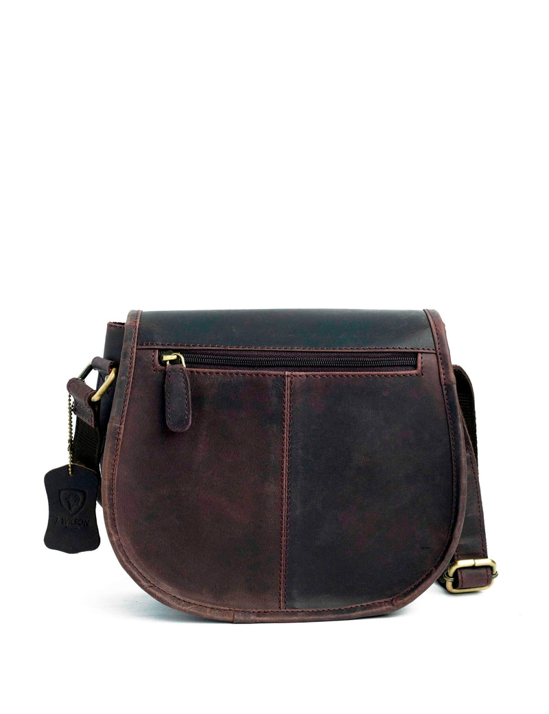 Leather Crossover Satchel MB527