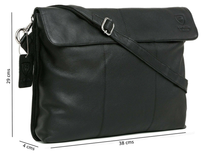 Leather Laptop Shoulder bag MB236-Laptop Bags-J WILSON London-J Wilson London