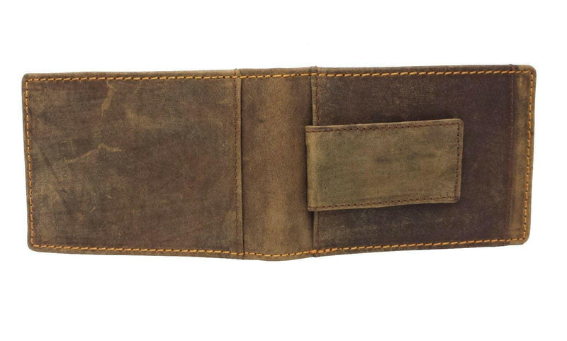 Mens Leather Clip Wallet 5338-Wallet-J Wilson London-J Wilson London