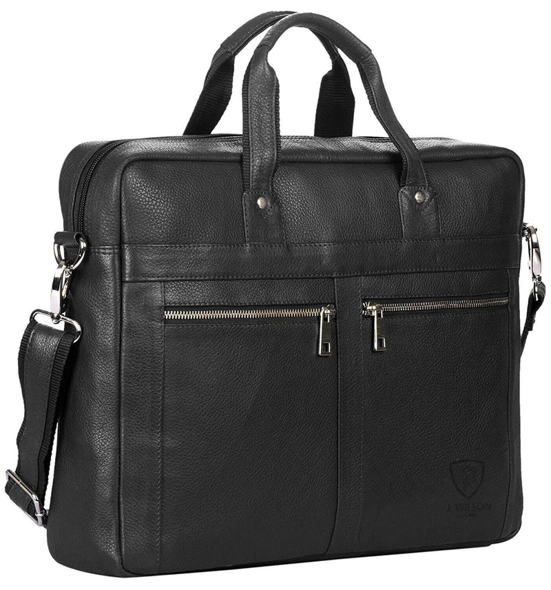 Leather Laptop Bag MB309-Laptop Bags-J WILSON London-J Wilson London
