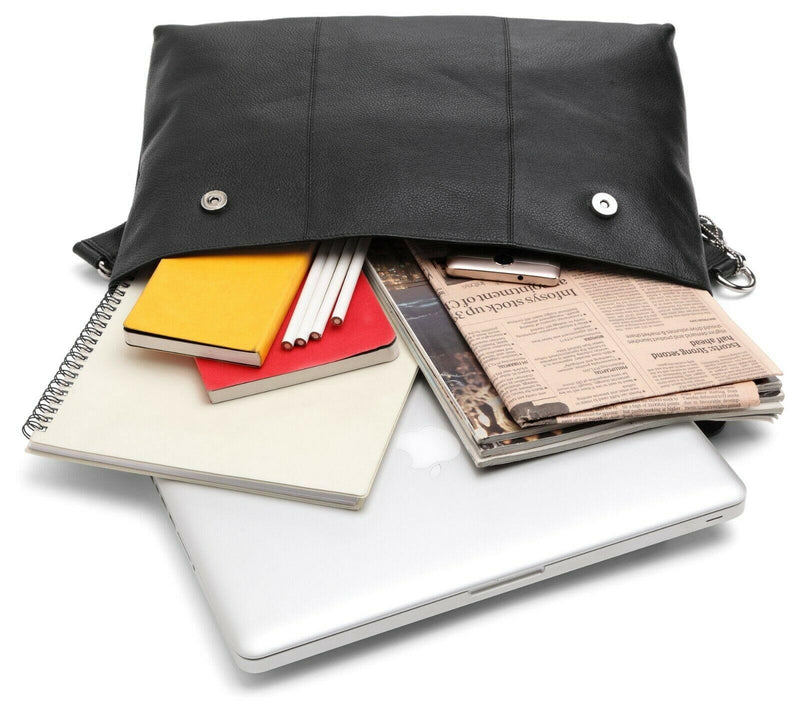 Leather Laptop Shoulder bag MB236-Laptop Bags-J WILSON London-J Wilson London