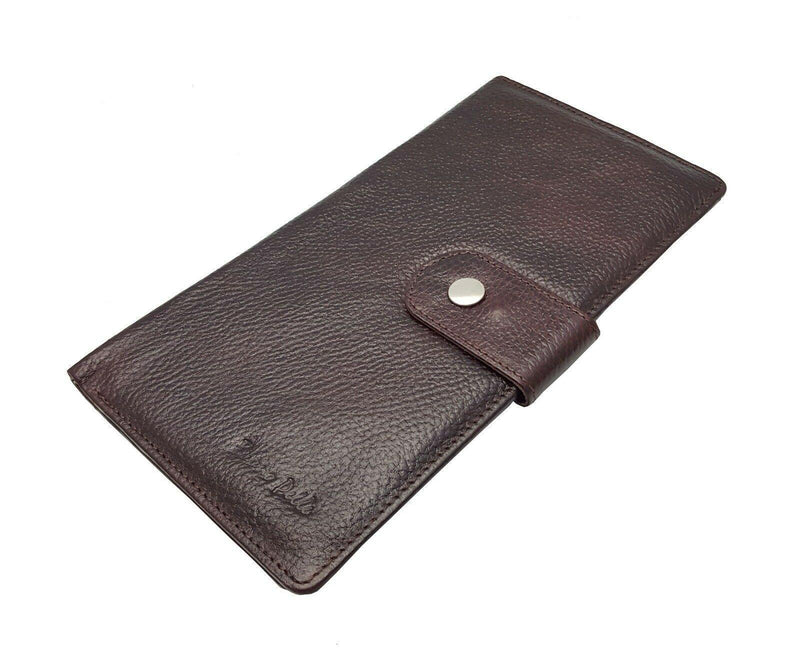 Leather Passport Wallet Family BP513-Passport Wallet-Buono Pelle-BLACK Holiday Travel Case Buono Pelle-J Wilson London