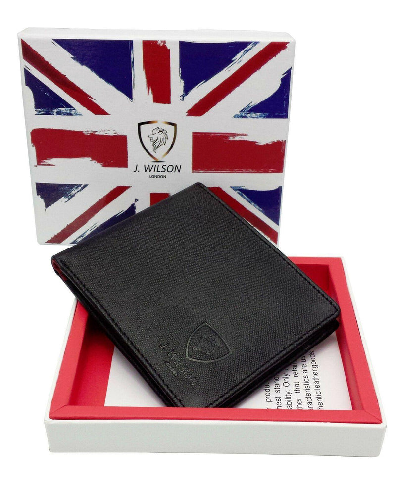 Mens Leather Wallet 5368-Wallet-J WILSON LONDON-Brown-J Wilson London