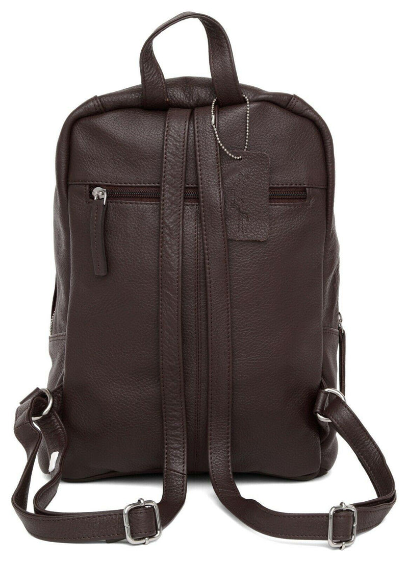 Leather Backpack Hudson & James F7-Backpack-Hudson & James-Brown-J Wilson London