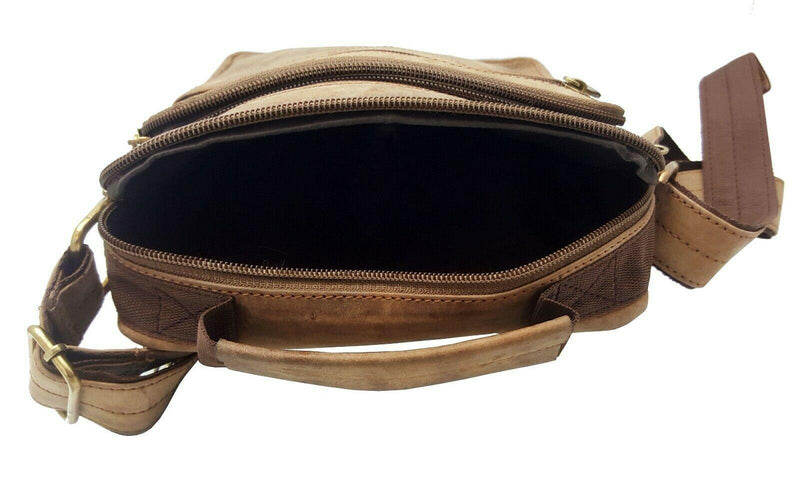 Leather Shoulder Bag HB40-Messenger Bags-J WILSON London-J Wilson London