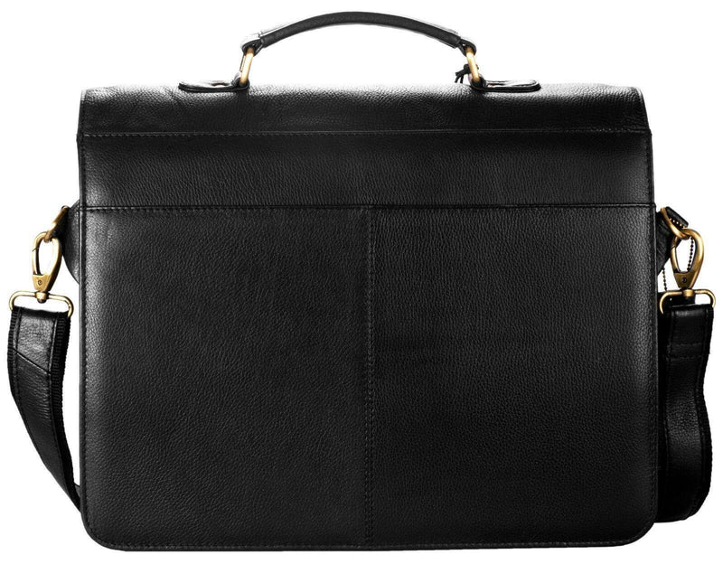 Leather Laptop Bag MB217-Laptop Bags-J WILSON London-J Wilson London