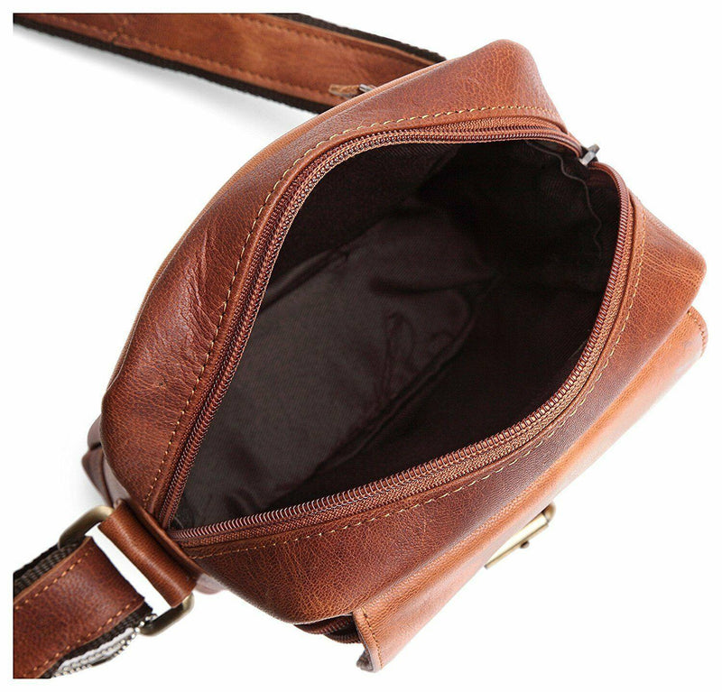 Leather Messenger Bag Small MB209-Messenger Bags-J Wilson London-Green-J Wilson London