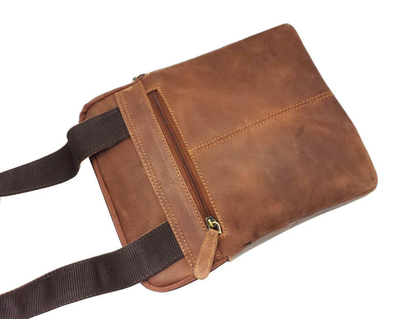 Leather Shoulder Bag HB01-Messenger Bags-J WILSON London-J Wilson London