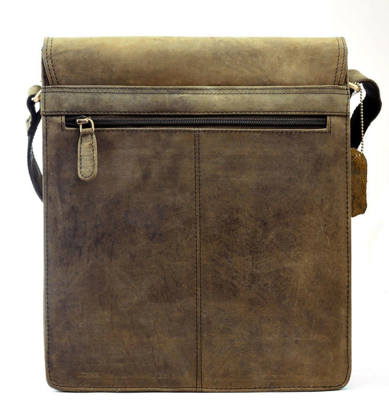 Leather Shoulder Bag HB13-Messenger Bags-J WILSON London-J Wilson London