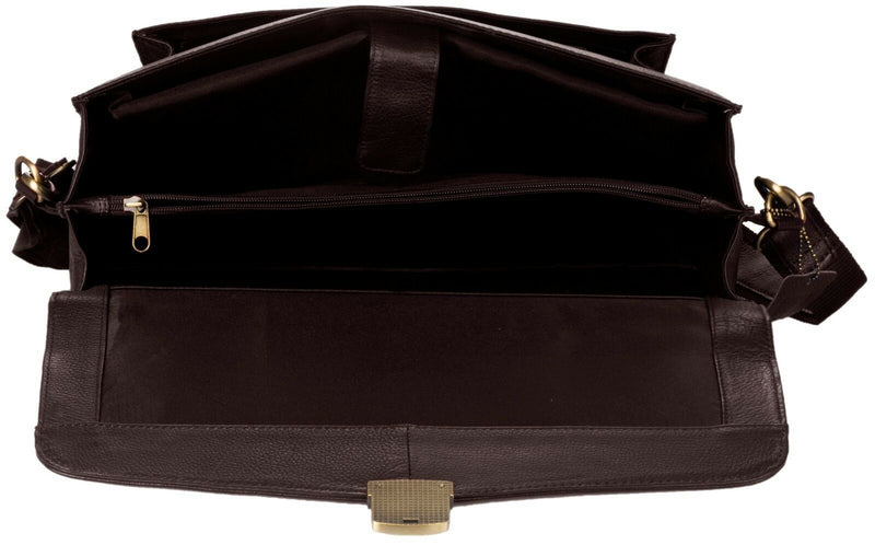 Leather Laptop Bag MB217-Briefcase-J WILSON London-J Wilson London