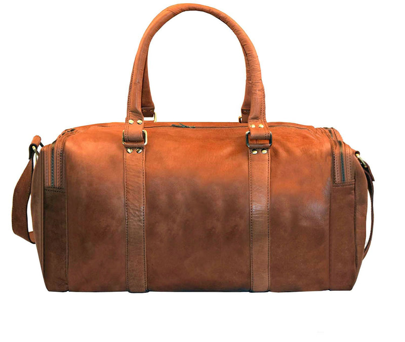 Leather Travel Bag Holdall HB38-Travel bags-J Wilson London-J Wilson London