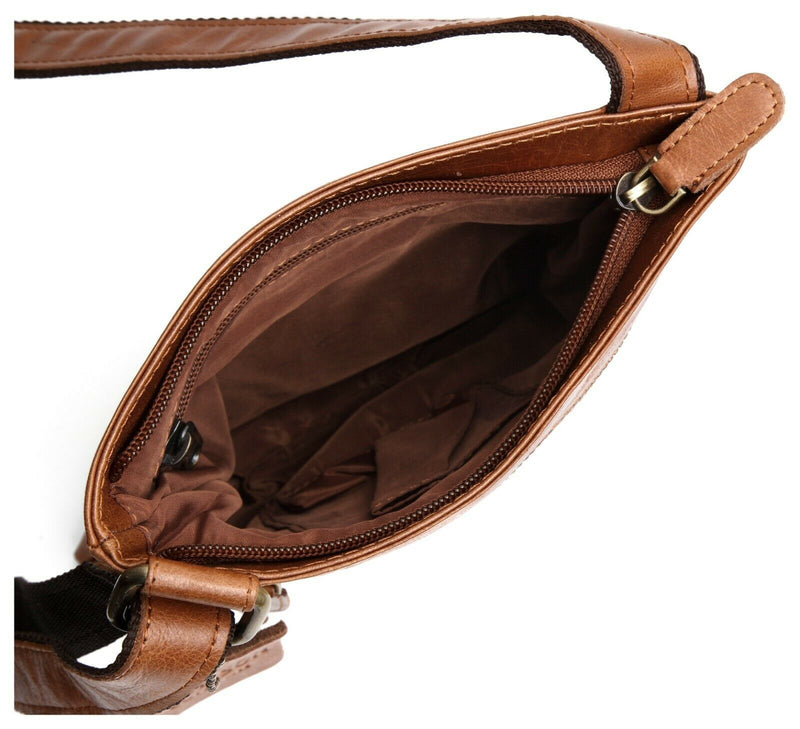 Leather Shoulder Bag MB248-Messenger Bags-J WILSON London-J Wilson London