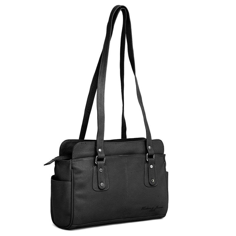 Ladies Leather Handbag HJ1013 - J Wilson London