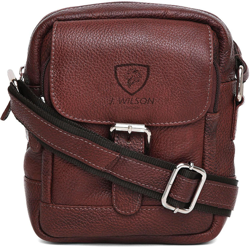 Leather Messenger Bag Small MB209 - J Wilson London
