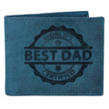 Mens Leather Wallet BEST DAD Wh1302 - J Wilson London