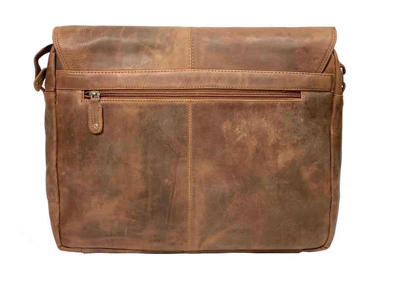 Leather Laptop Bag MB515 - J Wilson London