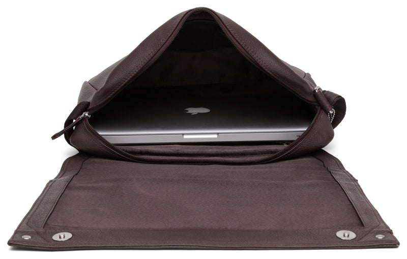 Leather Laptop Bag MB515-Laptop Bags-J WILSON London-J Wilson London