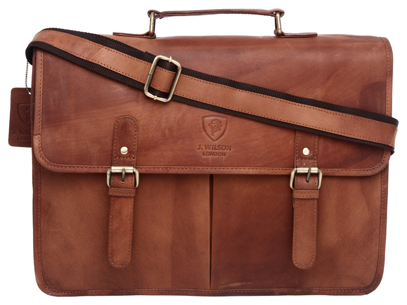 Leather Laptop Bag Briefcase MB523