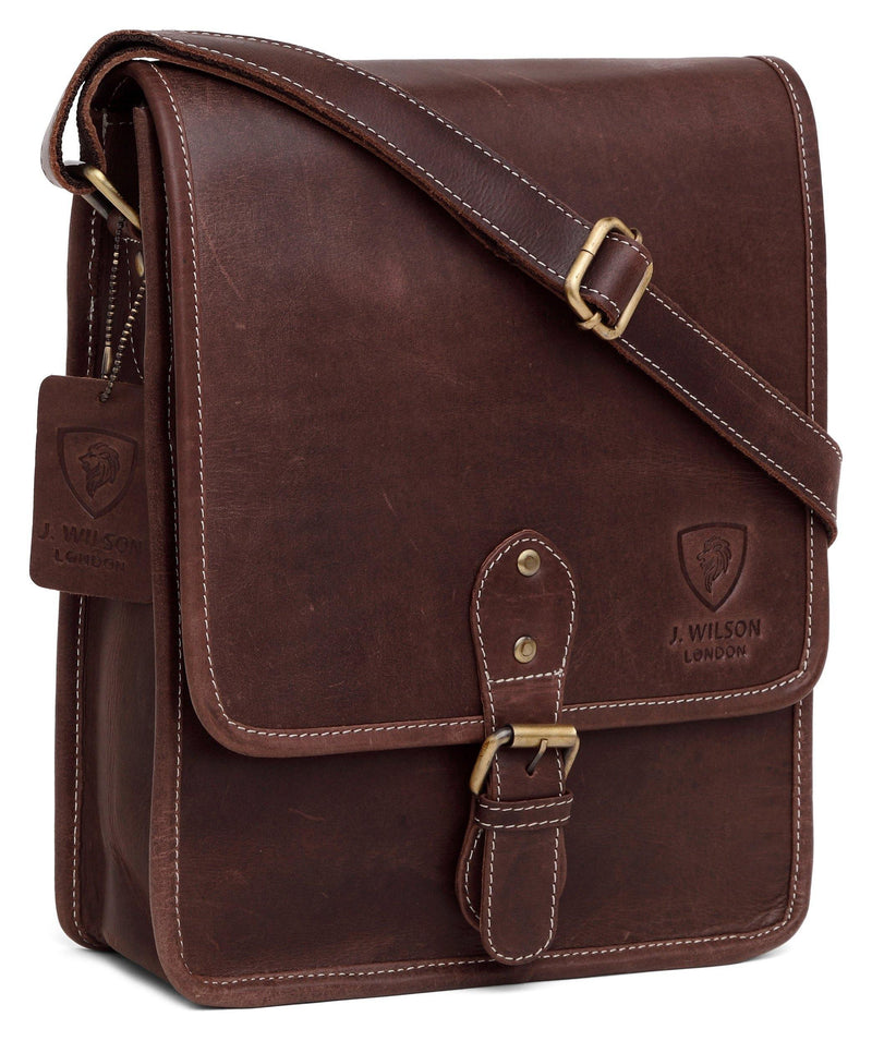 Leather Shoulder Bag MB244 - J Wilson London