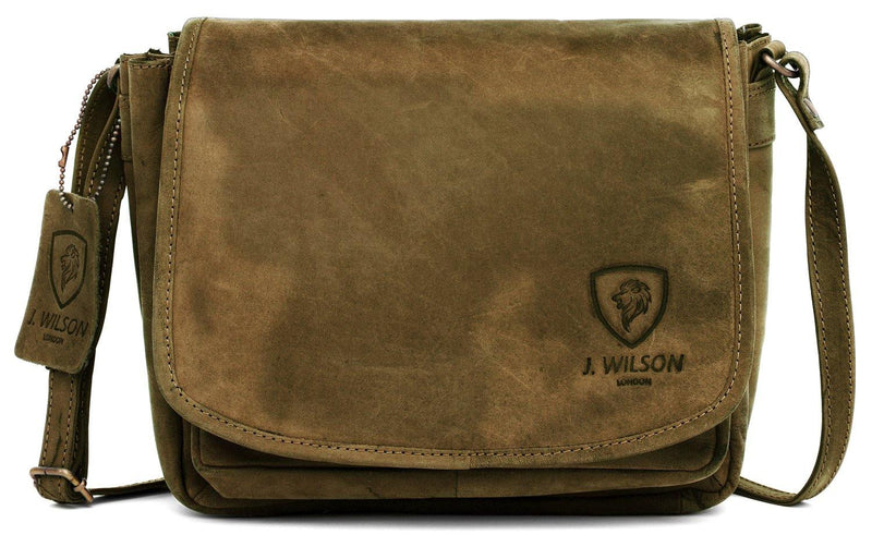 Ladies Leather Messenger Bag MB275 - J Wilson London