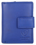 Ladies Leather Wallet JW1230 RFID Safe-Ladies Purse-J Wilson London-Royal Blue-J Wilson London