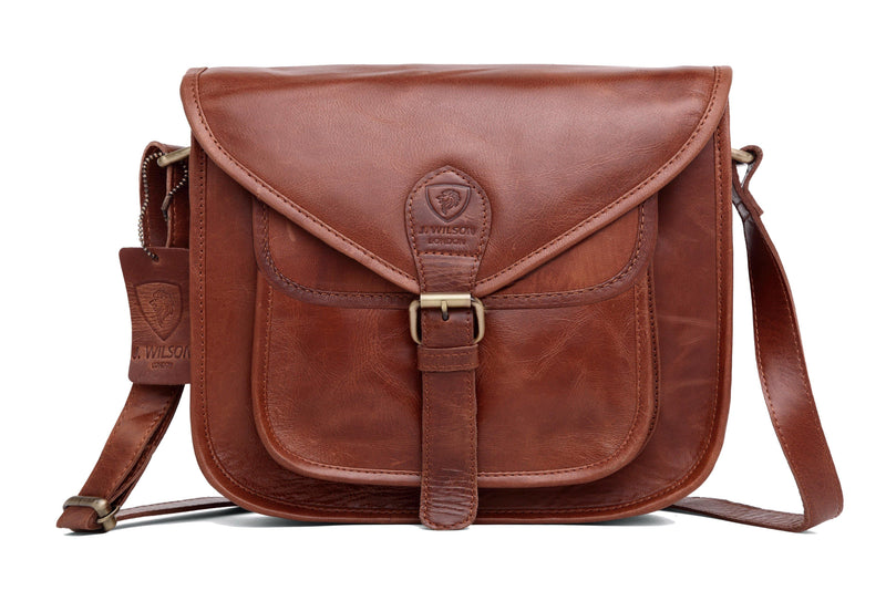 Ladies Leather Satchel Bag WHLB33 - J Wilson London