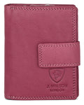 Ladies Leather Wallet JW1230 RFID Safe-Ladies Purse-J Wilson London-Coral Pink-J Wilson London
