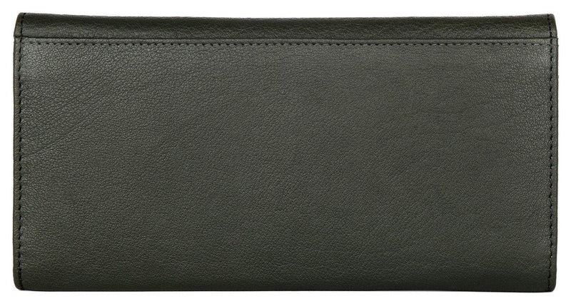 Ladies Leather Purse RFID Safe A2367 - J Wilson London