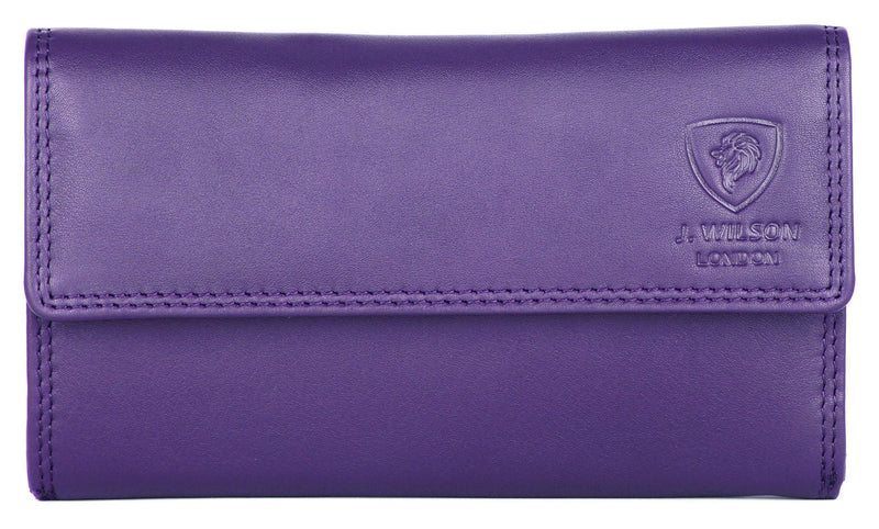 Ladies Leather Purse RFID Safe JW1226 - J Wilson London