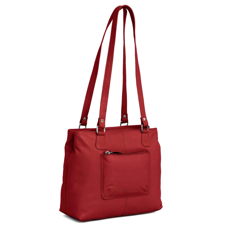 Ladies Leather Handbag HJ1016 - J Wilson London