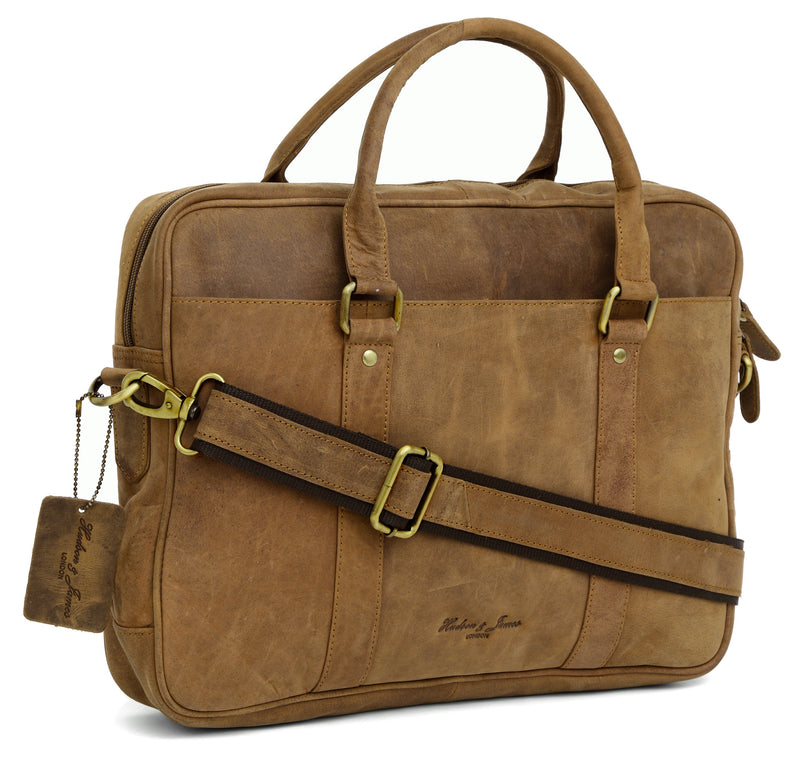 Leather Laptop Bag Briefcase MB221