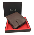 Mens Leather Wallet with Coin Zip pocket BP33