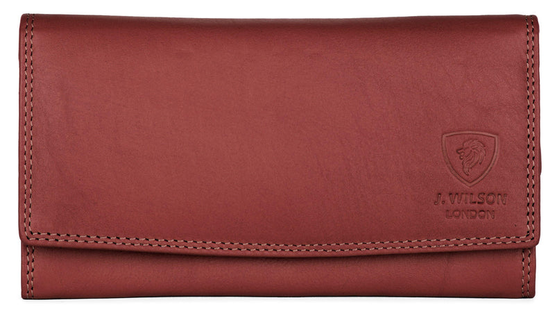 Ladies Leather Purse RFID Safe 7220 - J Wilson London