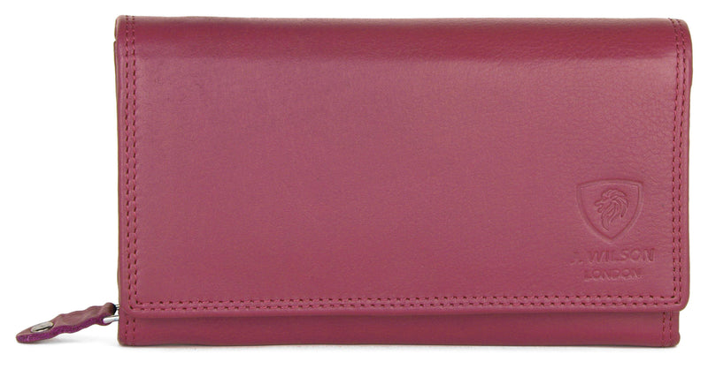 Ladies Leather Purse RFID Safe JW8064 - J Wilson London