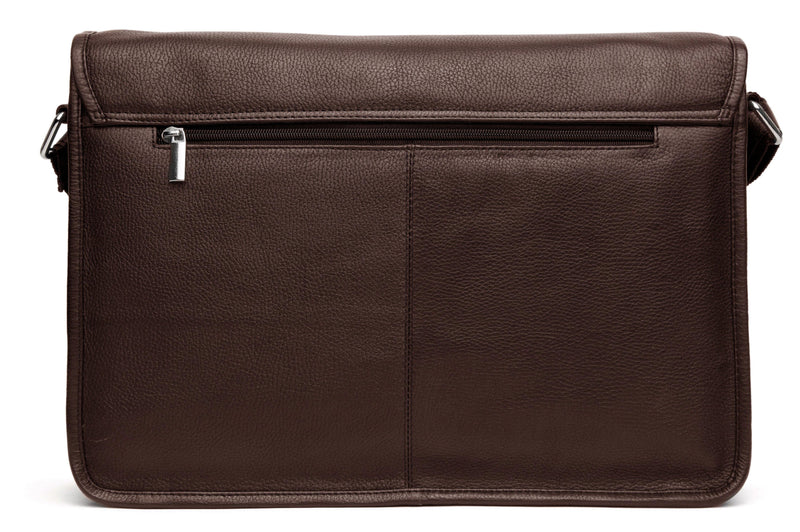 Leather Laptop Bag MB218 - J Wilson London