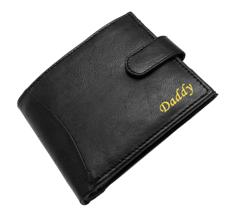 Personalised Mens Leather Wallet DL06 - J Wilson London