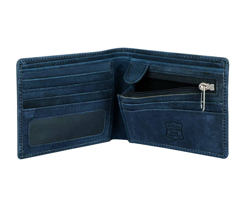 Mens Leather Wallet RFID Safe 5363