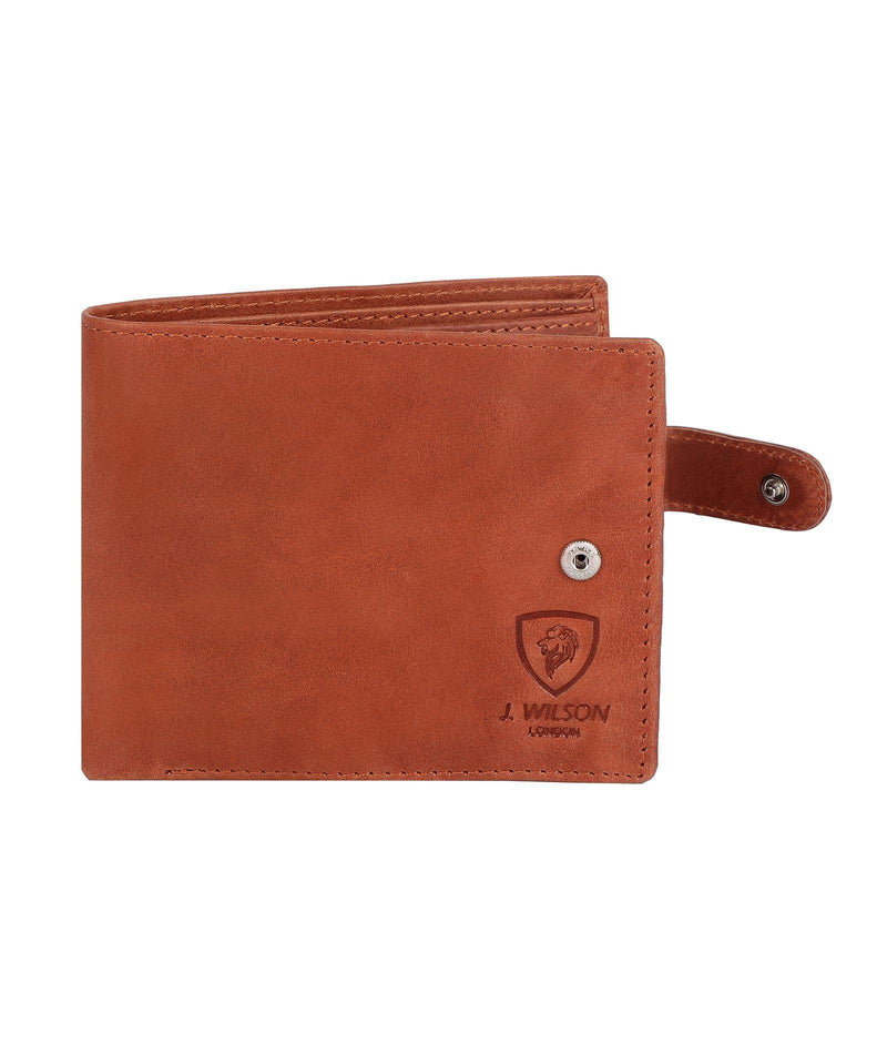 Mens Leather Wallet RFID Safe 5322 - J Wilson London